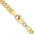 thumbnail image 2 of 10k Yellow Gold 3.9mm Flat Beveled Curb Chain, 2 of 4