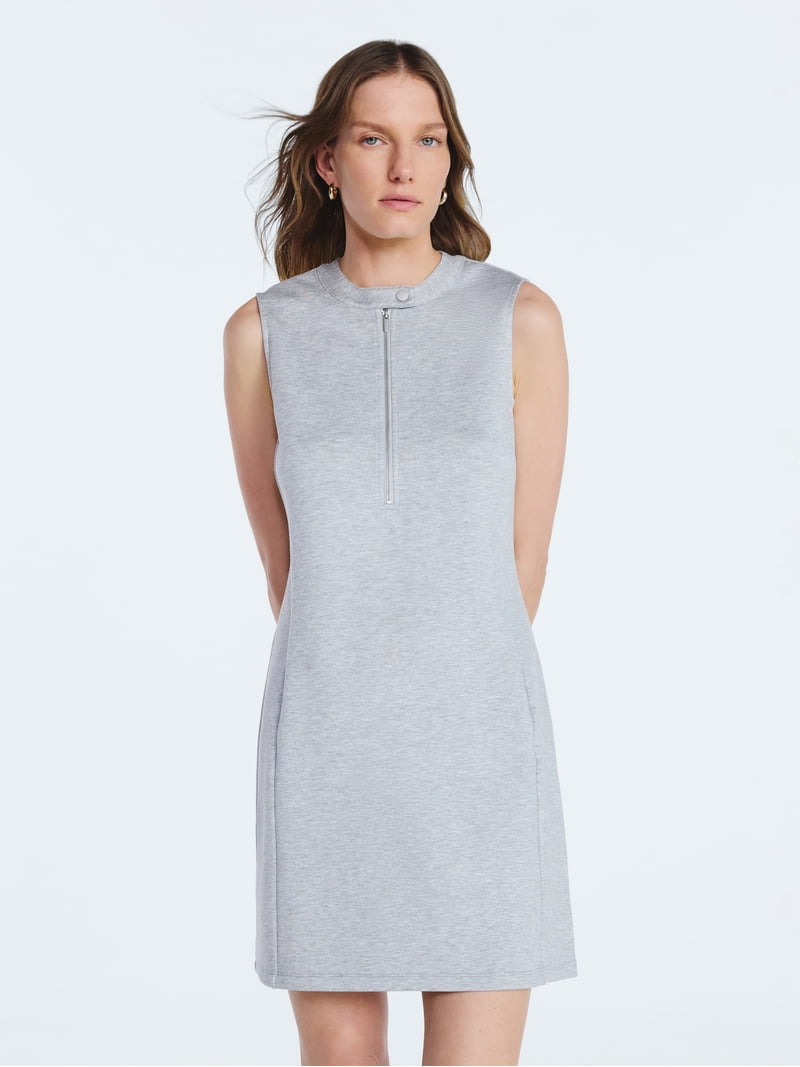 Scoop Women's and Women's Plus New Scubaknit Moto Dress, Sizes Xs-4x Scoop Women's and Women's Plus New Scubaknit Moto Dress, Sizes Xs-4x
