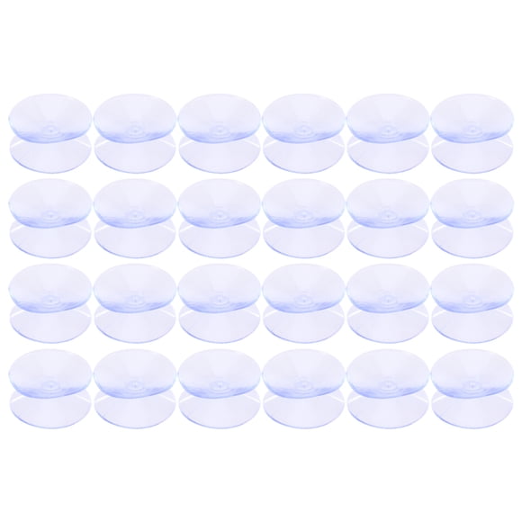 24pcs succionamientos de doble cara de vidrio de vidrio topes de tapa de vidrio de vidrio espaciadores de mesa
