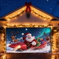 thumbnail image 2 of SIfdSeng Get it Fast Large Garage Door Banner Outdoor for Holiday Season Front Porch Yard Festive Xmas Welcome Sign, 2 of 5