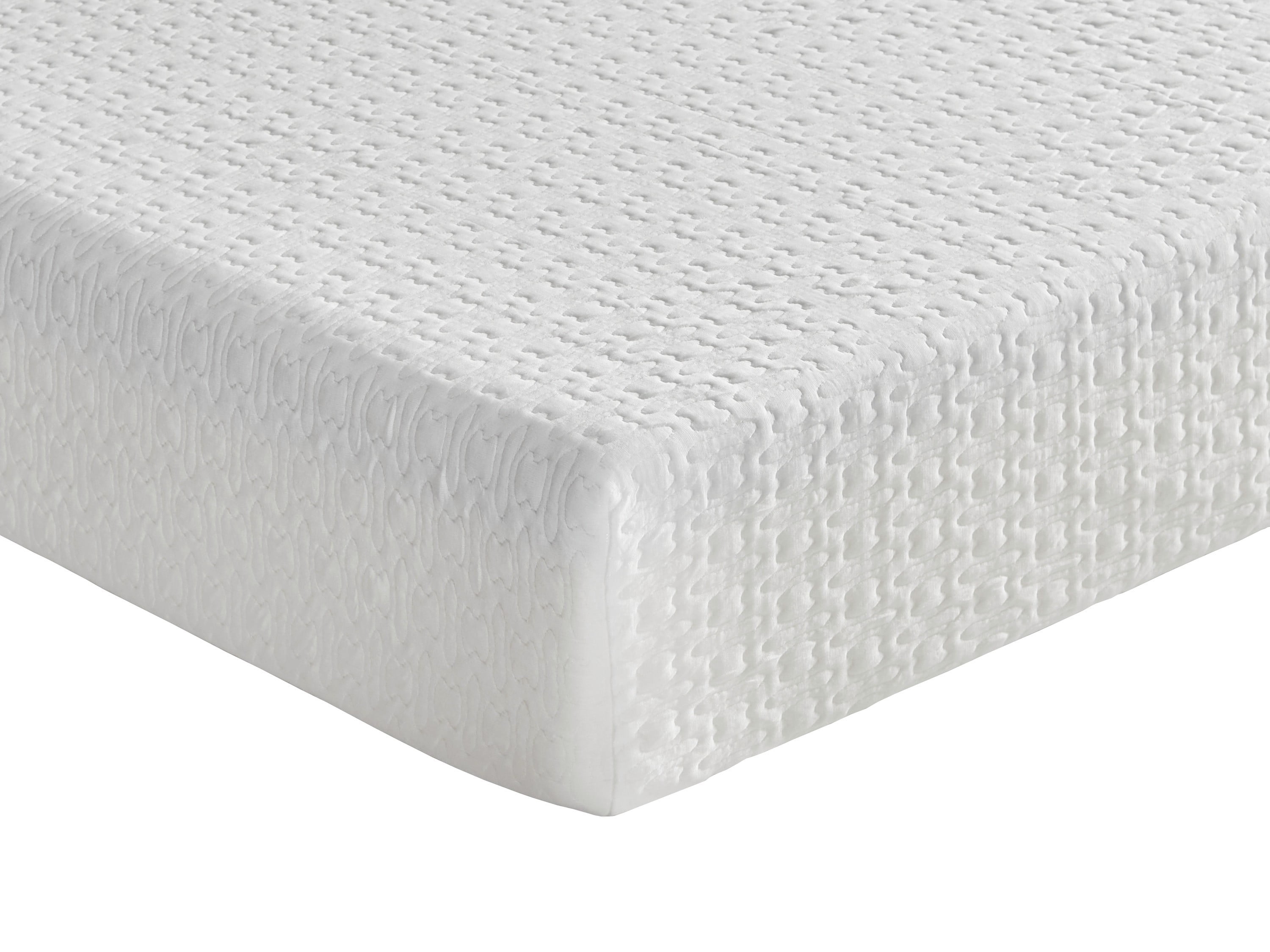 8-inch Full Size Bed Mattress Gel-Infused Memory Foam Mattress, Firm, White, Mattress in a Box