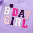 thumbnail image 6 of Younger Tree Girl Birthday Outfit Baby Fall Winter Long Sleeve Sweatshirt Bowknot Tutu Princess Party Dress Set with Bag for 18-24 Months, 6 of 9
