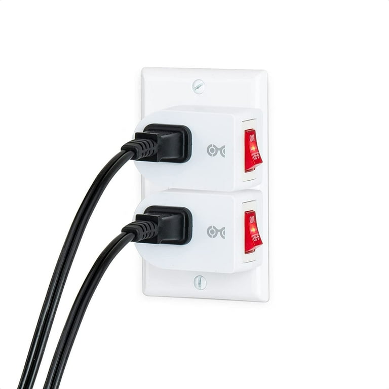 Plug in with switch discount
