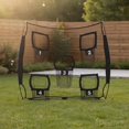 thumbnail image 4 of kowaku Multi Target Throwing Net Easy to Install Quarterback Throwing Net Portable Sports Training Gear for Coaches, Beginners, Practice, Backyard, Red with Bag, 4 of 10