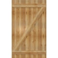 thumbnail image 5 of 32 1/4"W X 54"H Timbercraft Six 5 3/8" Boards Joined Board-N-Batten Shutters W/Z-Bar, Rough Sawn Western Red Cedar (Per Pair), 5 of 13