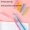 thumbnail image 4 of 10 Pcs Plastic Pencil Caps, Pencil Tip Protectors & Extenders, Random Colors including Transparent$$Office, 4 of 6