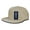 Khaki, variant on Decky 360 6 Panel High Profile Structured Ripstop Snapback Hat-Black
