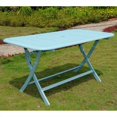 thumbnail image 1 of Pemberly Row 60" Patio Pliant Table en Bleu Ciel, 1 of 1