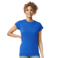 thumbnail image 3 of Gildan Softstyle Women’s T-Shirt, Semi-fitted 100% ring-spun cotton Tee, Royal Shirt Size-S, 3 of 5