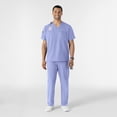 thumbnail image 1 of Uniforme médico con filipina cuello en V y pantalón Cargo para hombre color azul cielo - Marca Wink, 1 of 2