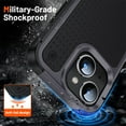 thumbnail image 4 of JTCASES for iPhone 14 Case, Hybird PC TPU Anti-slip, Shockproof  Bumper, Military Drop Resistant, Rugged Heacy Duty Full Body Protective Shell for iPhone 14, Slim Fit for Girls Men, Gray, 4 of 8