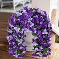 thumbnail image 1 of Artificial Bougainvillea Wall Hangings Artificial Flower Ceiling Decorations Wedding Hall Wall Decorations Silk Flower Hanging Baskets Rattan, 1 of 6