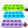 3 Silicone Ice Tray Star Shaped Cube Maker Jelly Chocolate Cake Mold Party New !