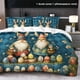 thumbnail image 5 of Juego de cama con funda de edredón C Loth de tres piezas, linda sábana con estampado digital para niños, textiles para el hogar, juegos de colchas y cubrecamas, juegos de edredones, juego de cama, man, 5 of 6
