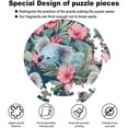 thumbnail image 4 of Cute Koala Bear Animal Shaped Jigsaw Puzzles Cute Wooden Puzzle Family Puzzle Gifts 68 PCS, 4 of 7