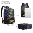 thumbnail image 3 of Mochila UNIKER para portátil de 15,6 pulgadas con puerto USB, diseño de grafiti, 3 of 6