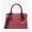 Cherry, variant on Women's Sheila Small Studded Patchwork and Signature Logo Satchel (Dark Raspberry) 35T5S6HS5B-984