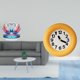 thumbnail image 2 of Escultura de cisne acrílico para mesa, adorno, reloj de pared analógico contemporáneo, silencioso, redondo, de madera, para cocina, comedor, dormitori, 2 of 8