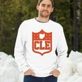thumbnail image 4 of Cleveland Shield Crewneck Sweatshirt Game Night Fantasy Football Fan Lake Erie, 4 of 7