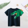 thumbnail image 2 of TAGOLD Toddler Girls Boys Summer Blouses Tops,1-10 Years Summer Boys Short-sleeved T-shirt Baby Clothes, 2 of 5