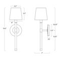 thumbnail image 2 of Regina Andrew 15-1168 Auburn 20" Tall Wall Sconce - Gold, 2 of 5