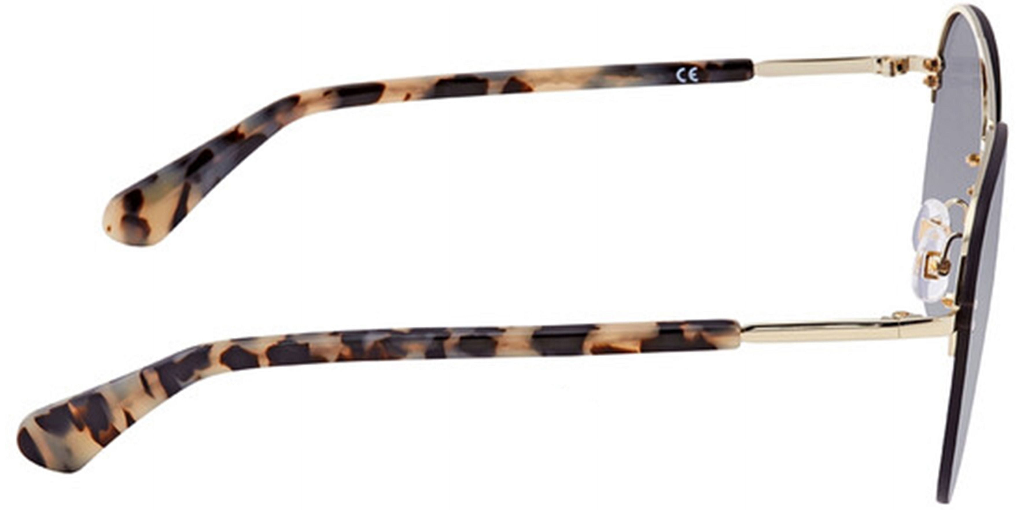 Kate Spade Jakayla Women's Gold-Tone Semi-Rimless Aviator