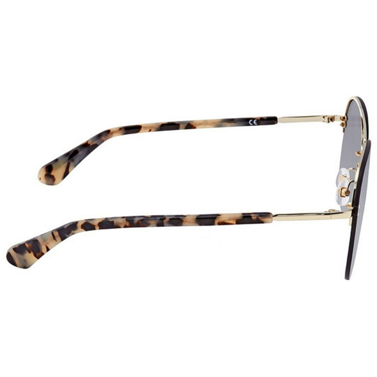 Kate Spade Jakayla Women's Gold-Tone Semi-Rimless Aviator