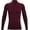 Maroon, variant on Men's ColdGear Armour Compression Mock Shirt 1366072-100 White