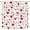 Red White, variant on Valentine''s Day Shower Curtain Red Love Heart Sweetheart Polka Dot Romantic Couple Bathroom Decor Curtain with Hooks,Red White