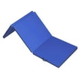 thumbnail image 2 of AMLESO Folding Exercise Mat Foldable Yoga Mat Easy to Store Gym Mat Gymnastics Mat for Pilates Outdoor Indoor Home Gym Mma Blue, 2 of 10
