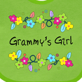 thumbnail image 4 of Inktastic Grammys Girl Bright Flowers Girls Baby Bib, 4 of 4