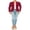 Burgundy, variant on Women's Casual Solid Office Work Wear Long Sleeve Fitted Open Front Blazer Jacket
