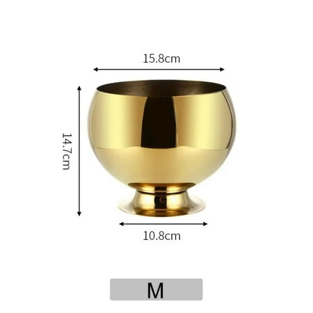 

CHNGTO Stylish Nordic Stainless Steel Ice Bucket with Base Perfect for KTV Parties and Restaurants - Modern Wine and Beer Cooler Ice Cube Maker Bucket