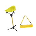 thumbnail image 1 of Almencla Tabouret de Camping avec Sac de Rangement Pratique Portable pour Jardin Voyage Randonnée Jaune, 1 of 8
