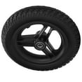 thumbnail image 4 of Roue de Fauteuil Roulant avant 10x2inch Polyuréthane Plein Rollator Marchette Remplacement Roulette, 4 of 14