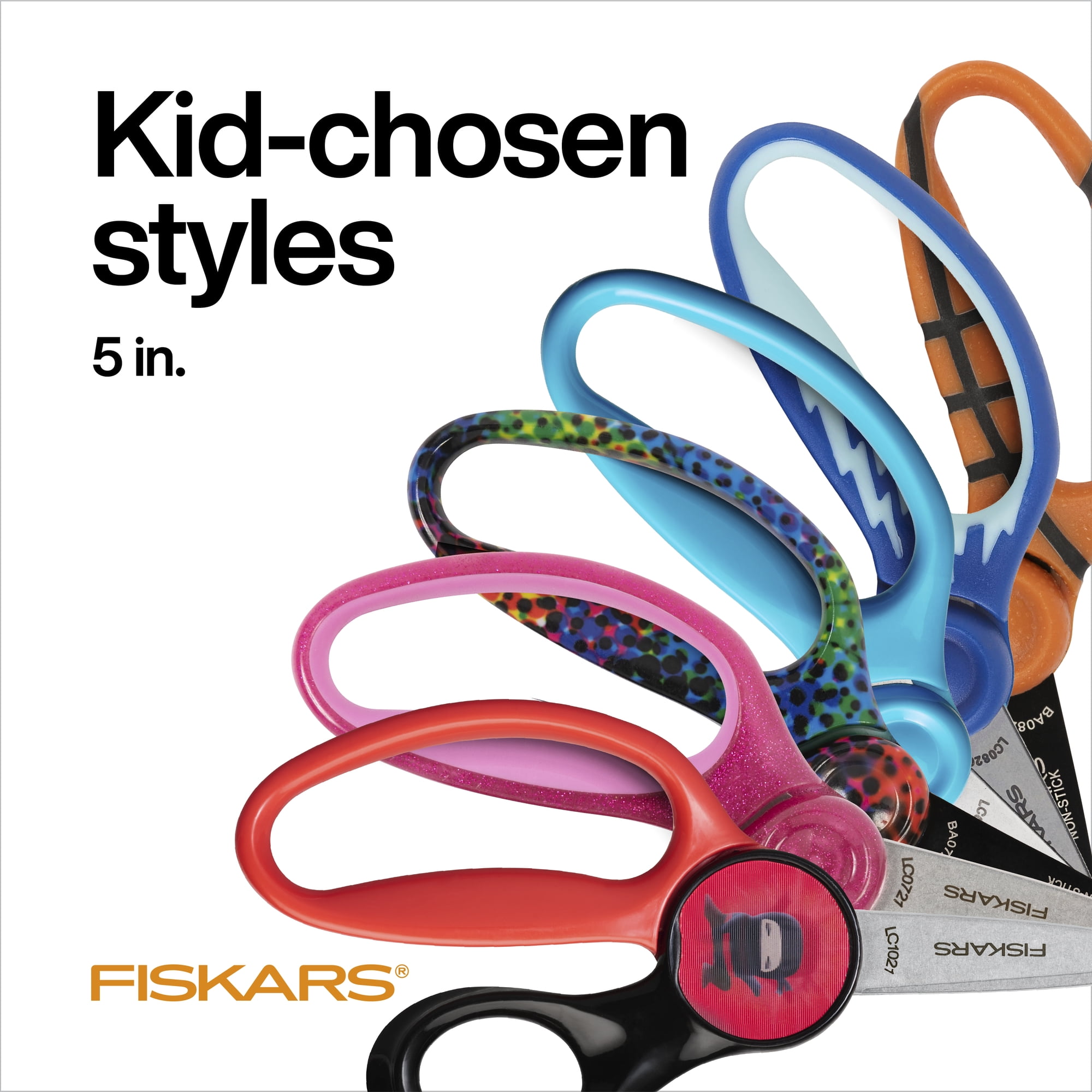 Fiskars 5 Pointed-tip Kids Scissors - 5 Overall LengthSafety  FSK1943001068, FSK 1943001068 - Office Supply Hut