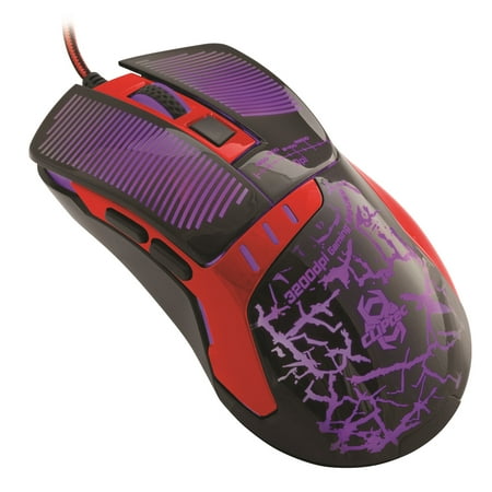 YR-3008 USB 2.0 Wired Optical Gaming Mouse for Computer PC - Red