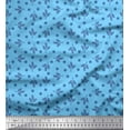 thumbnail image 1 of Soimoi Cotton Voile Fabric Dot,Leaves & Floral Artistic Printed Craft Fabric by The Yard 42 Inch Wide, 1 of 1