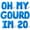Blue, variant on Letter Balloons - OH MY GOURD IM 20 16" Inch Alphabet Letters Foil Mylar Balloon 20th Birthday Party Banner (White)