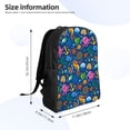 thumbnail image 4 of Fuzoiu Sea Fish Print Laptop Backpack,Work Business Backpacks, Large Capacity Nurse Bag College Bookbag for School, Waterproof Casual Daypack for Travel, 4 of 8