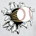 thumbnail image 3 of CafePress - Baseball Burster Light T Shirt - Men's Classic Graphic T-Shirt, 3 of 4