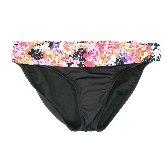 Kenneth Cole Reaction Floral Foldover Waist Bikini Bottom