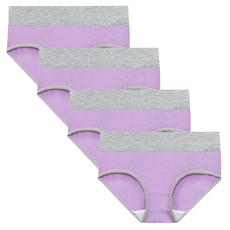 Pimfylm Cotton Thongs For Women Women's Beautifully Confident Light Leak  Purple XX-Large