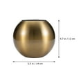 thumbnail image 4 of ifundom Golden Stainless Steel Flower Vase Metal Desktop Vase for Home Decor and Office Decoration, 4 of 6