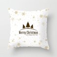 thumbnail image 1 of Funda de almohada de cuero con diseño de melocotón navideño Funda de almohada navideña para sofá Funda de cojín para el hogar, 1 of 6