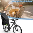 thumbnail image 2 of Cubierta impermeable para asiento de bicicleta infantil Unique Bargains, cubierta de toldo, cubierta de parabrisas para asiento trasero de niño 210D negra, 2 of 5