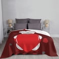 thumbnail image 3 of Romantic Bear Heart Throw Blanket, Super Soft Anti-Pilling Flannel Bed Blankets, 40"x30", 3 of 8