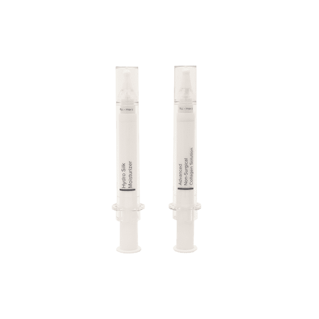Dermalactives Trousse Avancée de Seringues Non Chirurgicales Solution de Collagène et Hydratant Hydro Soie Réduit les Ridules et Améliore la Fermeté