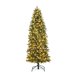 thumbnail image 1 of 6-foot pre-lit slim artificial christmas tree con 400 warm blanca lights, 1 of 7