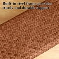 thumbnail image 5 of Woven Storage Basket Wicker Rattan Organizer, Handmade Woven Basket for Remote Control Key Storage, Decorative Desktop Tray for Coffee Table Bedroom Bathroom, Linen Woven Home Decor Bin, 5 of 8